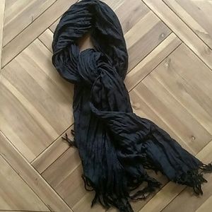 Super large black scarf!