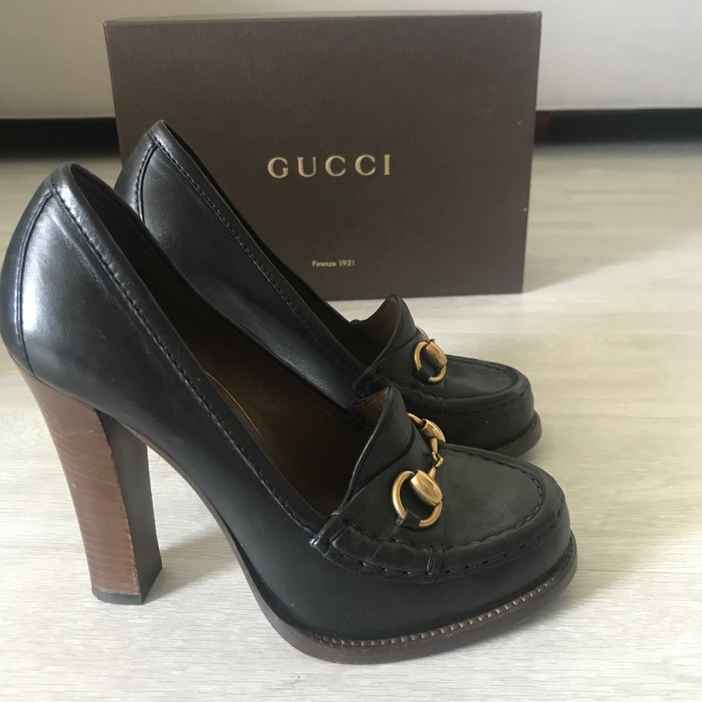 Gucci Alyssa High Heel Loafer