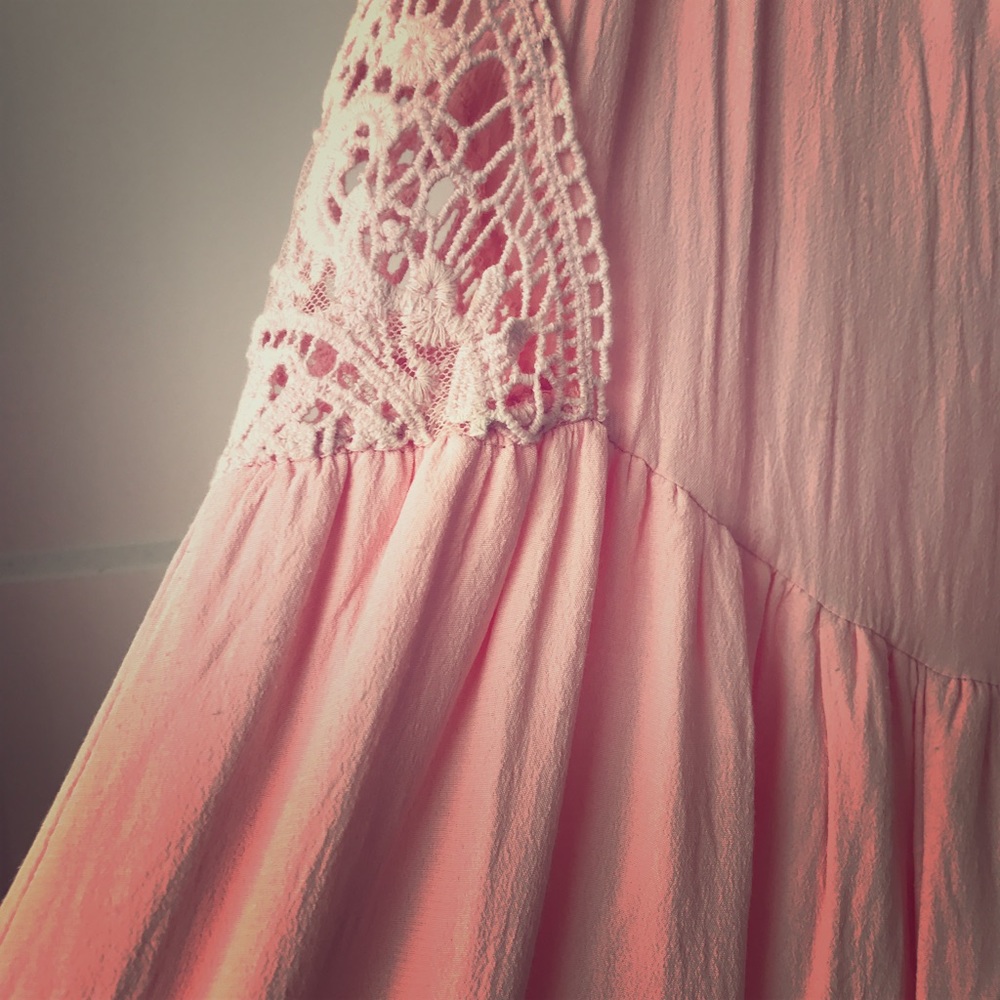Light Pink Lace Dress