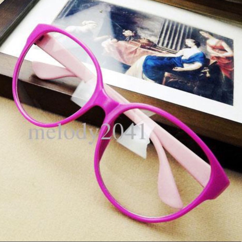 Nerd round glasses colorful Frame - Picture 6 of 7