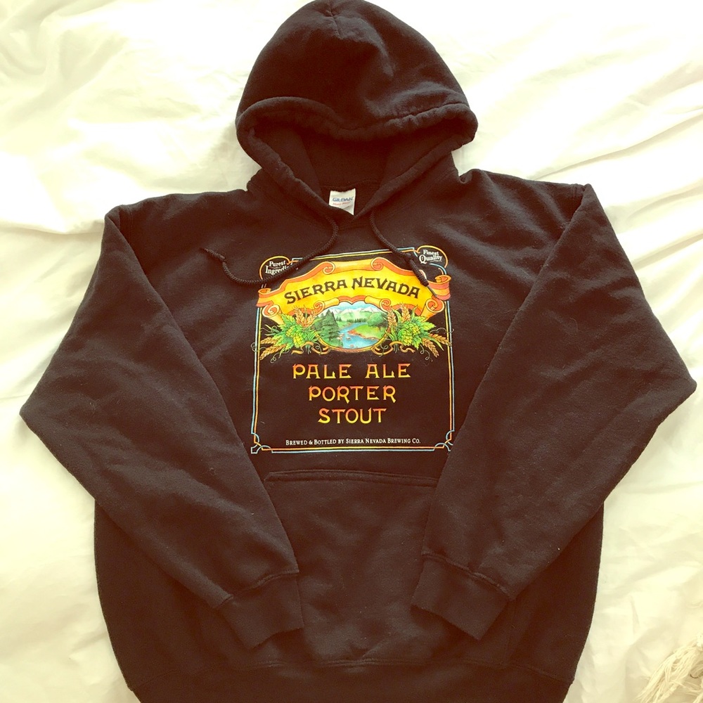 Black Sierra Nevada Hoodie Sweatshirt
