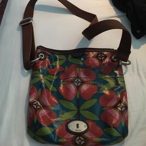 Floral Fossil Key-Per Purse