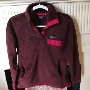 3/4 maroon Patagonia
