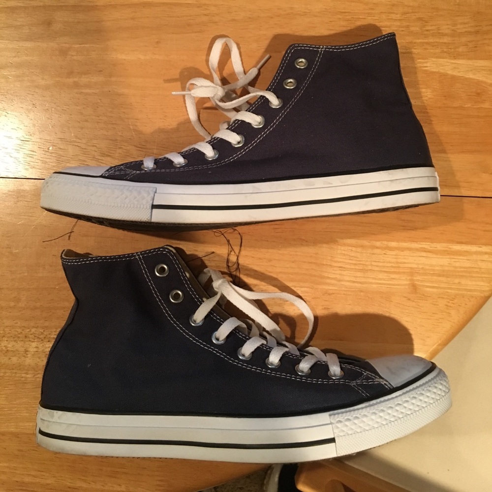 High Blue Converse size 10.5 men's shoes sneakers