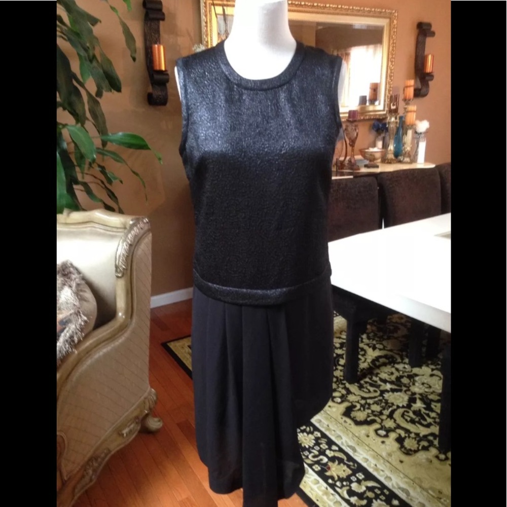 BCBG black high/ low dress . NEW