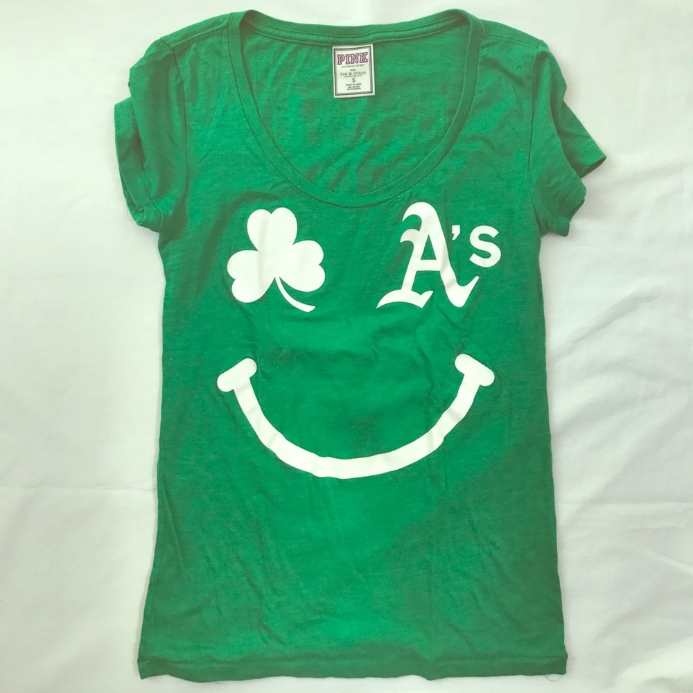 PINK Victoria Secret x MLB Oakland A's T-Shirt