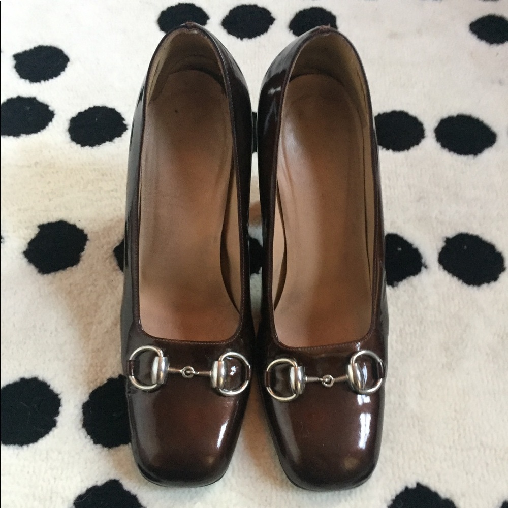 Gucci Patent Leather Pumps 8.5