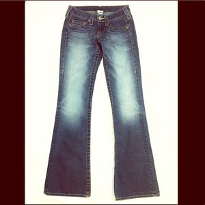 True Religion med wash bobby bootcut flare sz 24