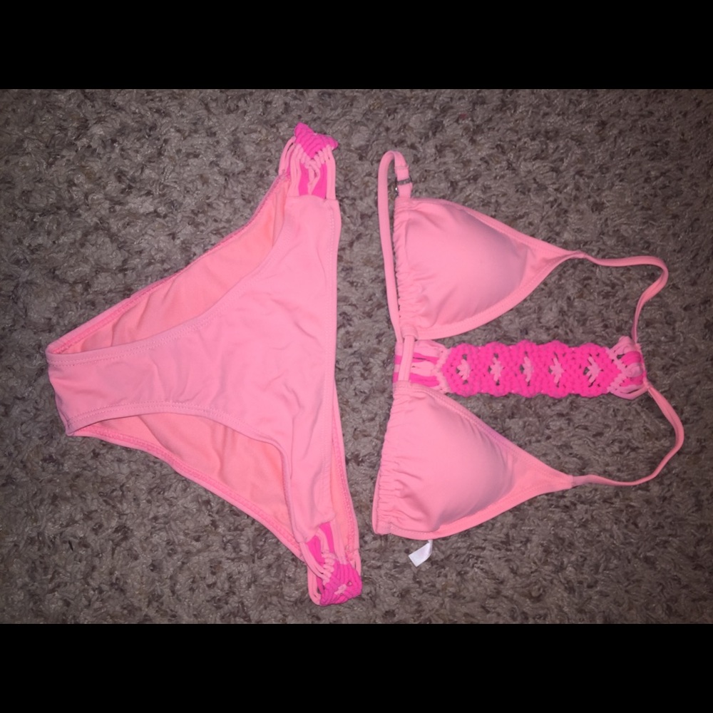 Charlotte Russe coral bikini