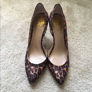 Vince Camuto Leopard Heels