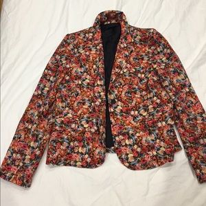 Zara floral Blazer