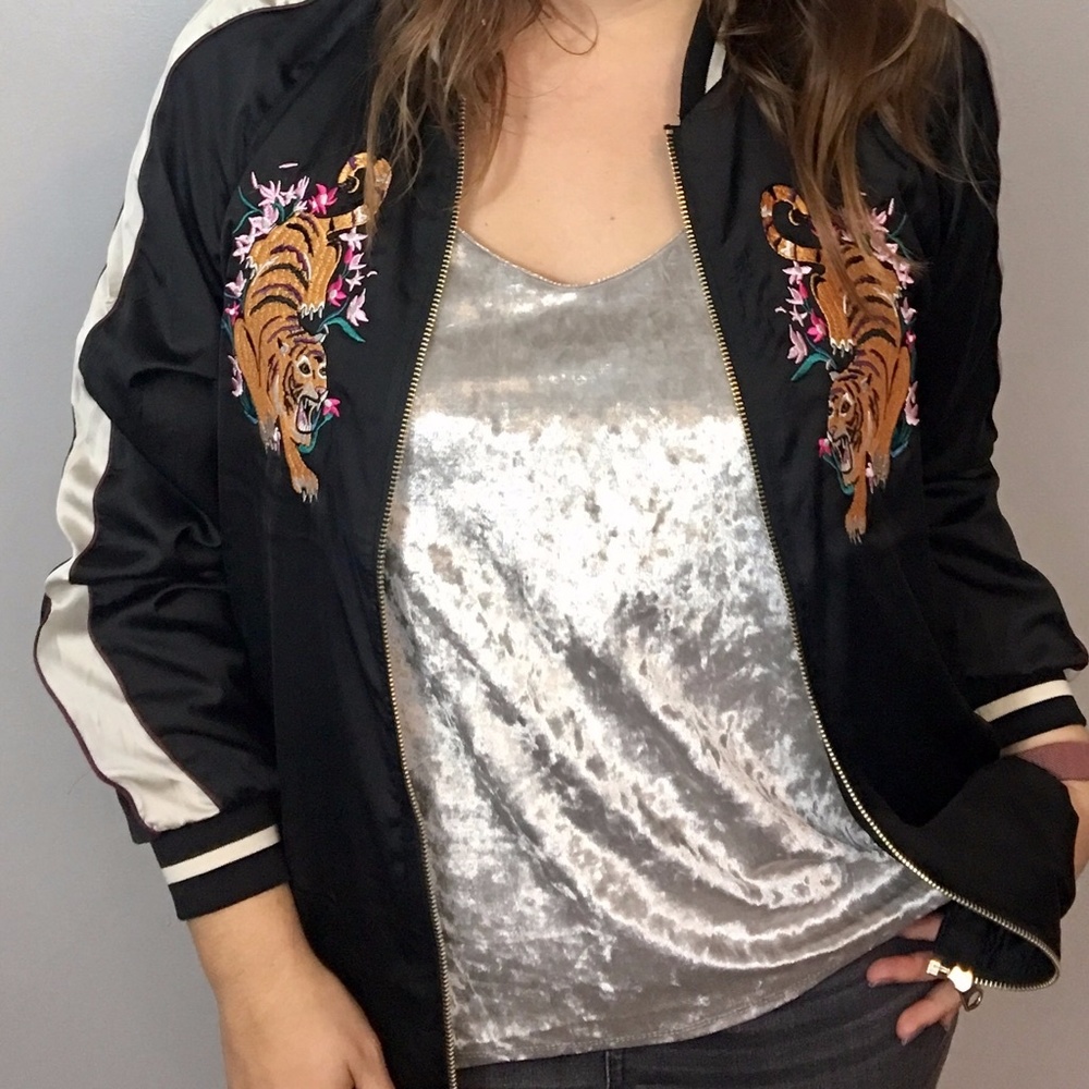 Silver Velvet Cami Top - Picture 2 of 3