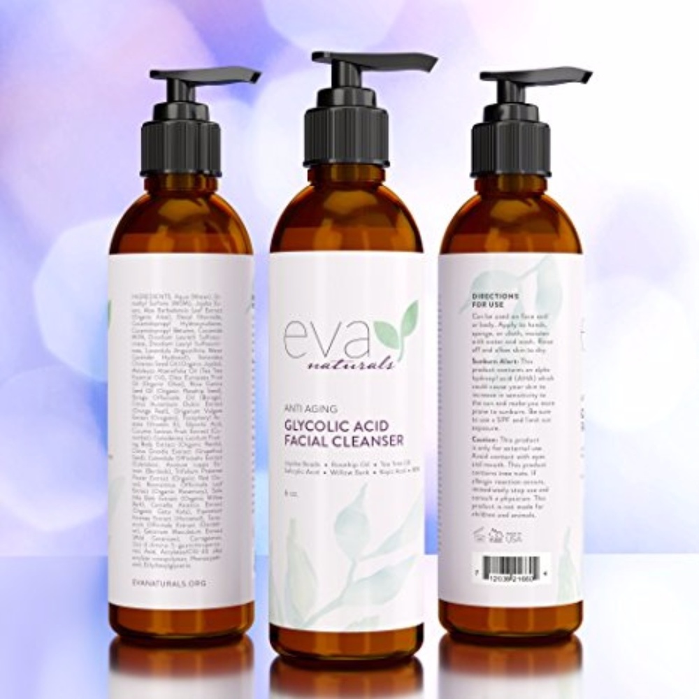 Eva Naturals Anti Aging Glycolic Acid Facial Clean