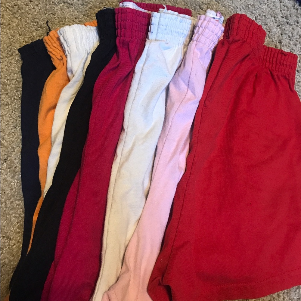 Lot of 8 medium Soffe shorts