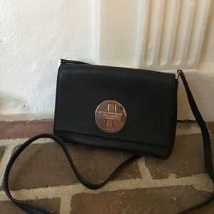 Black cross-body bag