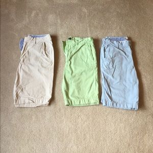3 pairs of j crew- shorts
