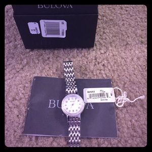 Bulova ladies silver watch
