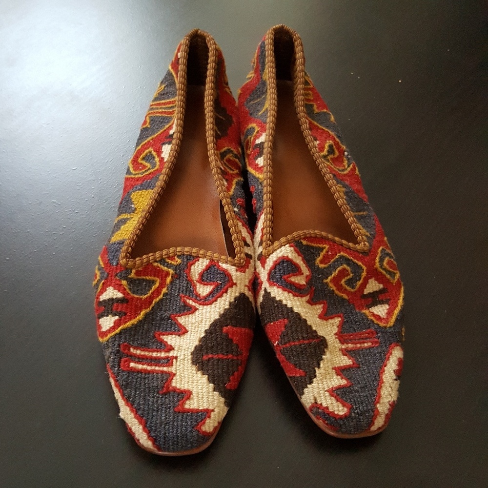 Authentic Turkish Kilim Smoking Shoes