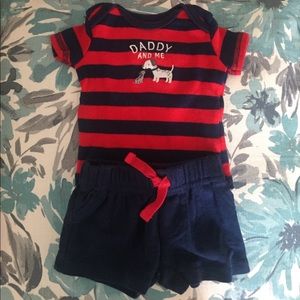 preemie 'Daddy and Me' matching set