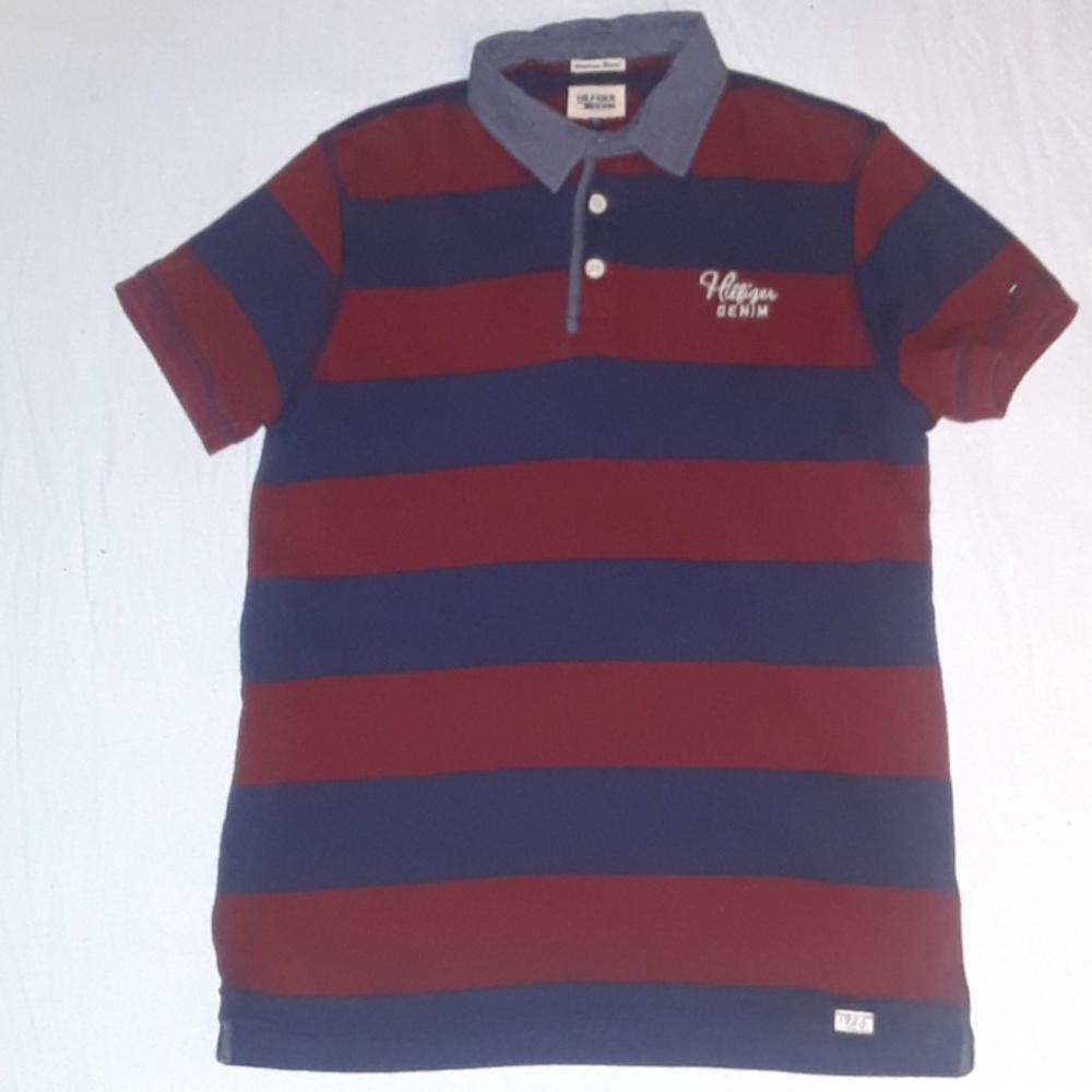 Tommy Hilfiger Denim Stripped Polo Shirt