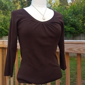 Brown LOFT top (S)
