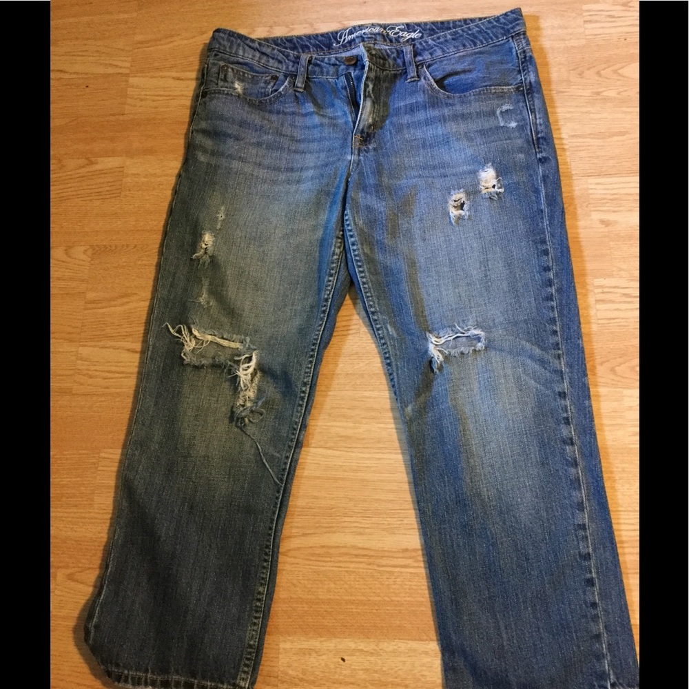 American eagle jeans sz 10 red