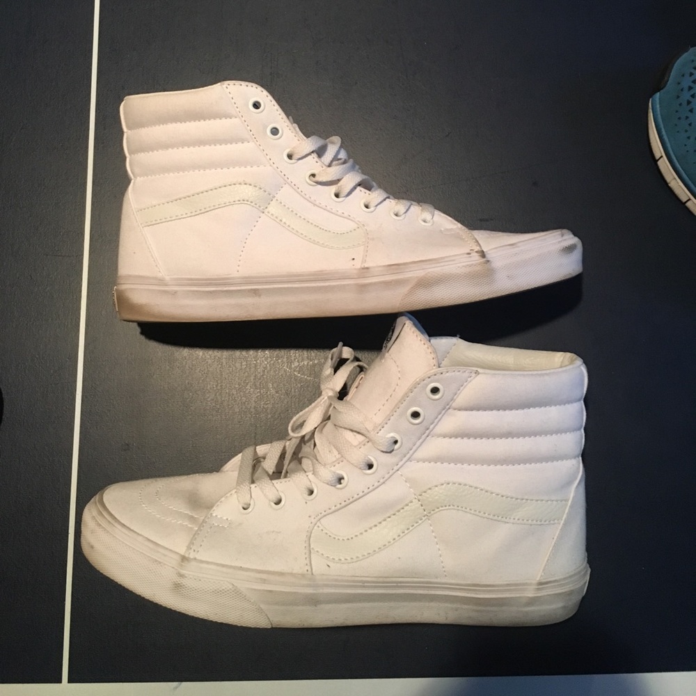 High White Vans size 11 Men's sneaker canvas