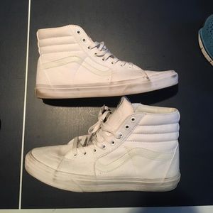 High White Vans size 11 Men's sneaker canvas