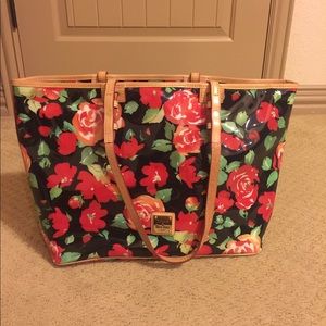Dooney & Bourke PVC Rose Garden Shopper