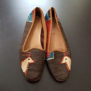 Authentic Turkish Kilim Smoking Shoes