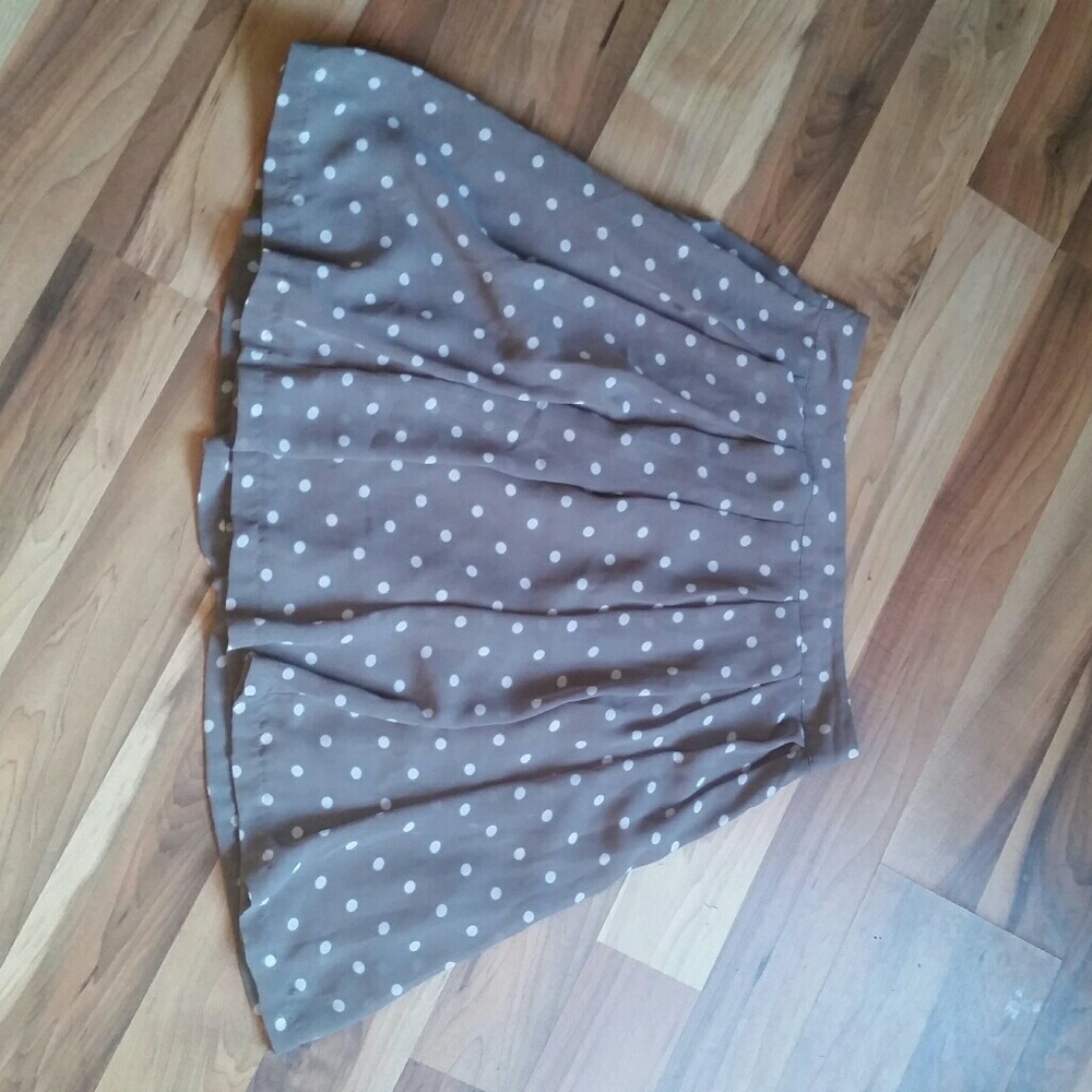 Polka-dot skirt