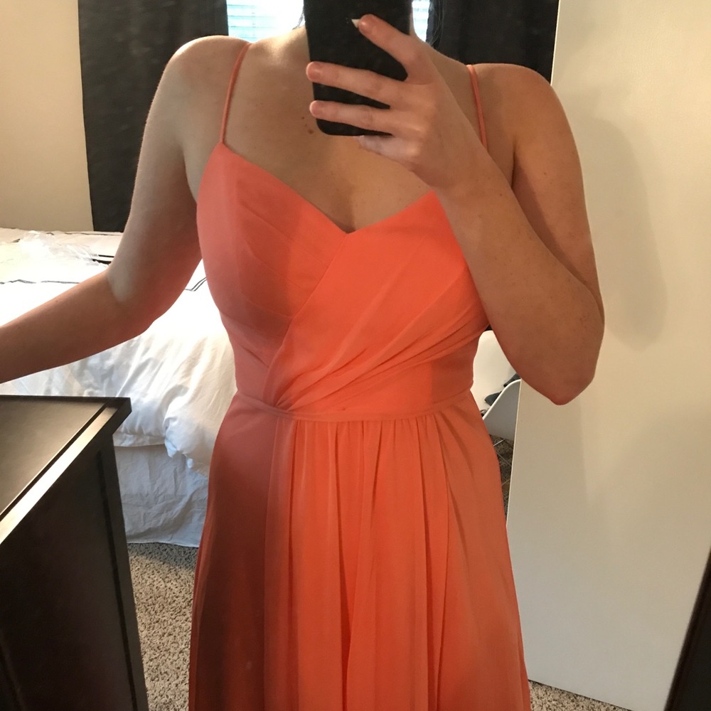 Mesh Spaghetti Strap with V Neckline