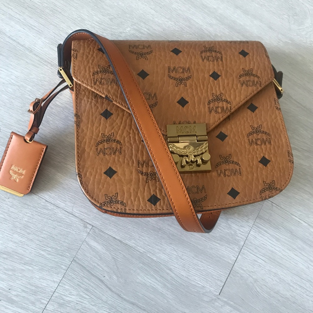 MCM Patricia Saddle Crossbody Bag