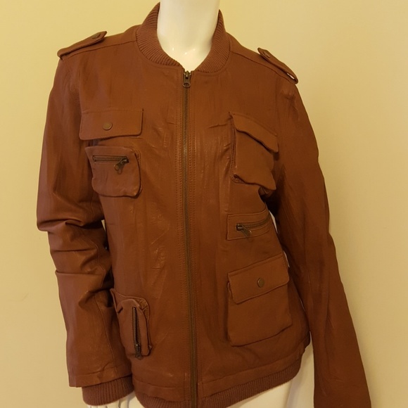 FALL Cognac Jacket - Picture 2 of 3