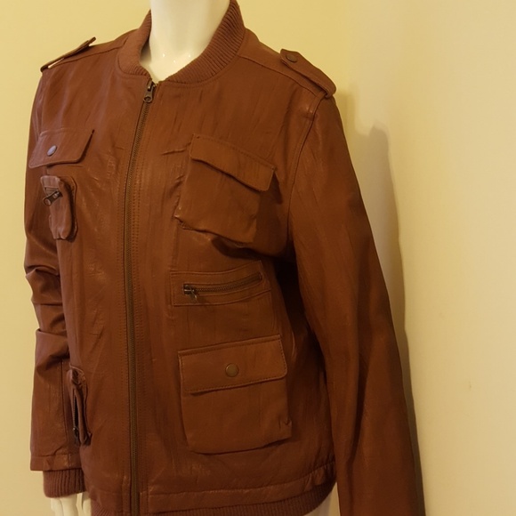 FALL Cognac Jacket - Picture 3 of 3