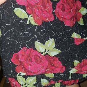 stained glass rose leggings (TC)