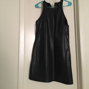 Zara Faux Leather Dress (New!)