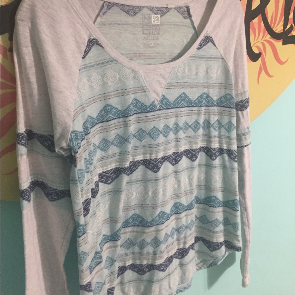 Long sleeve Tribal Print Pacsun Shirt