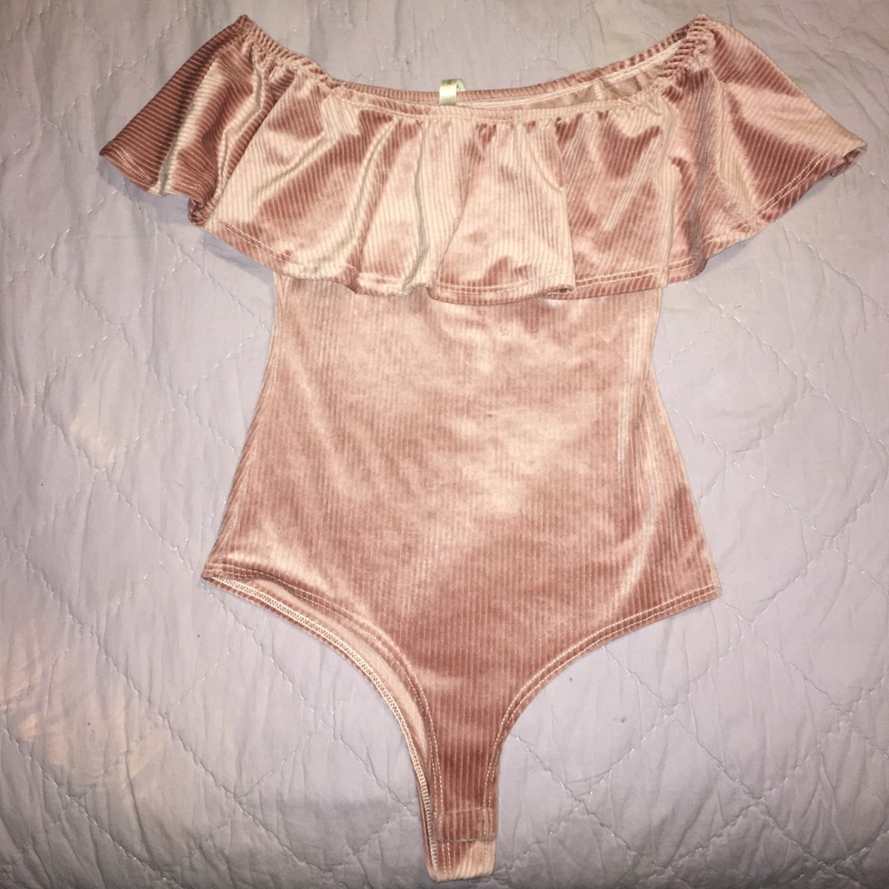 Velvet bodysuit