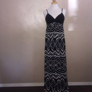 Black and White Long Dress
