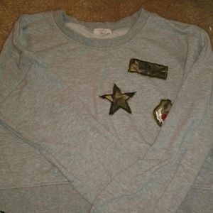 cute army cropped shirt