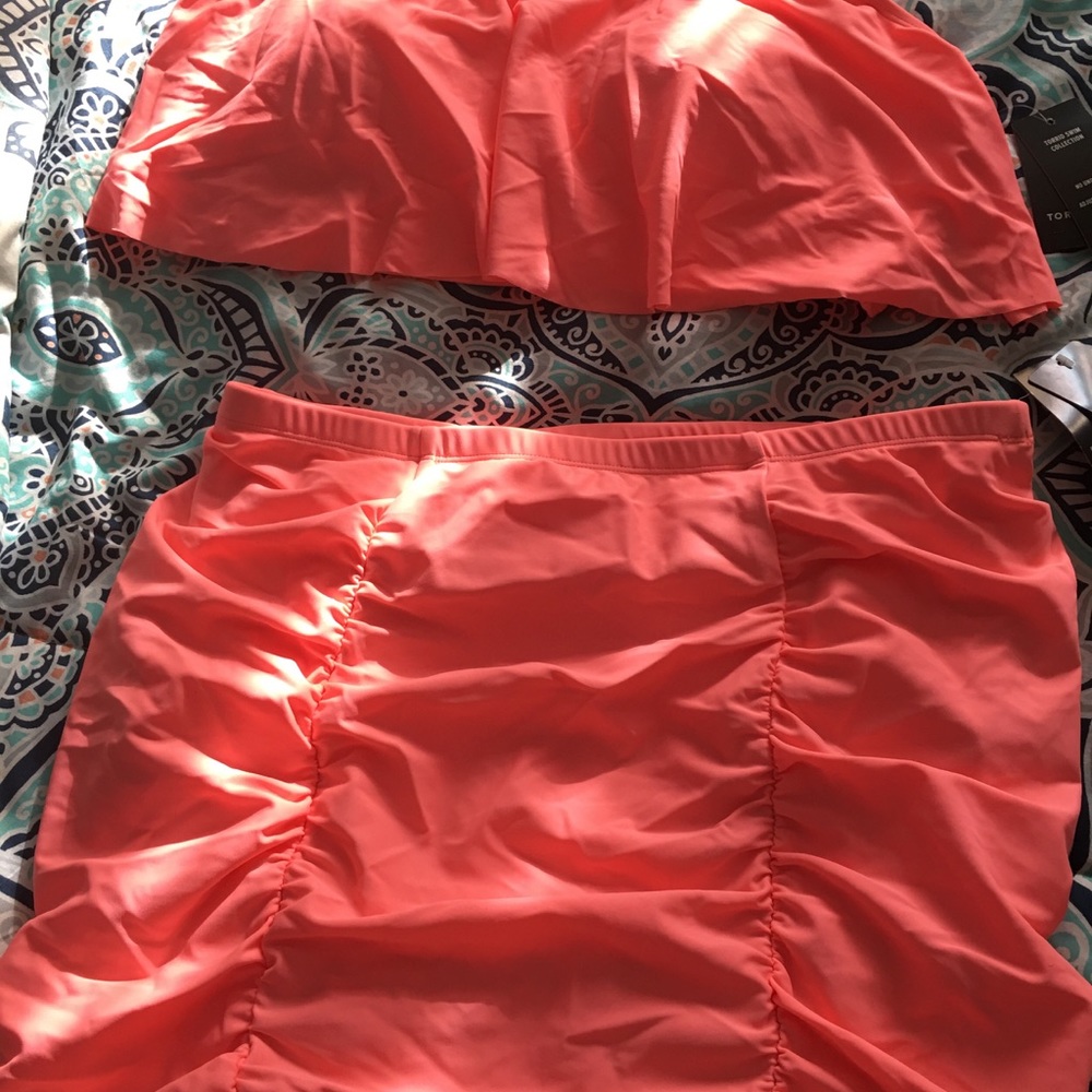 Torrid Plus size two piece high waisted swimsuit