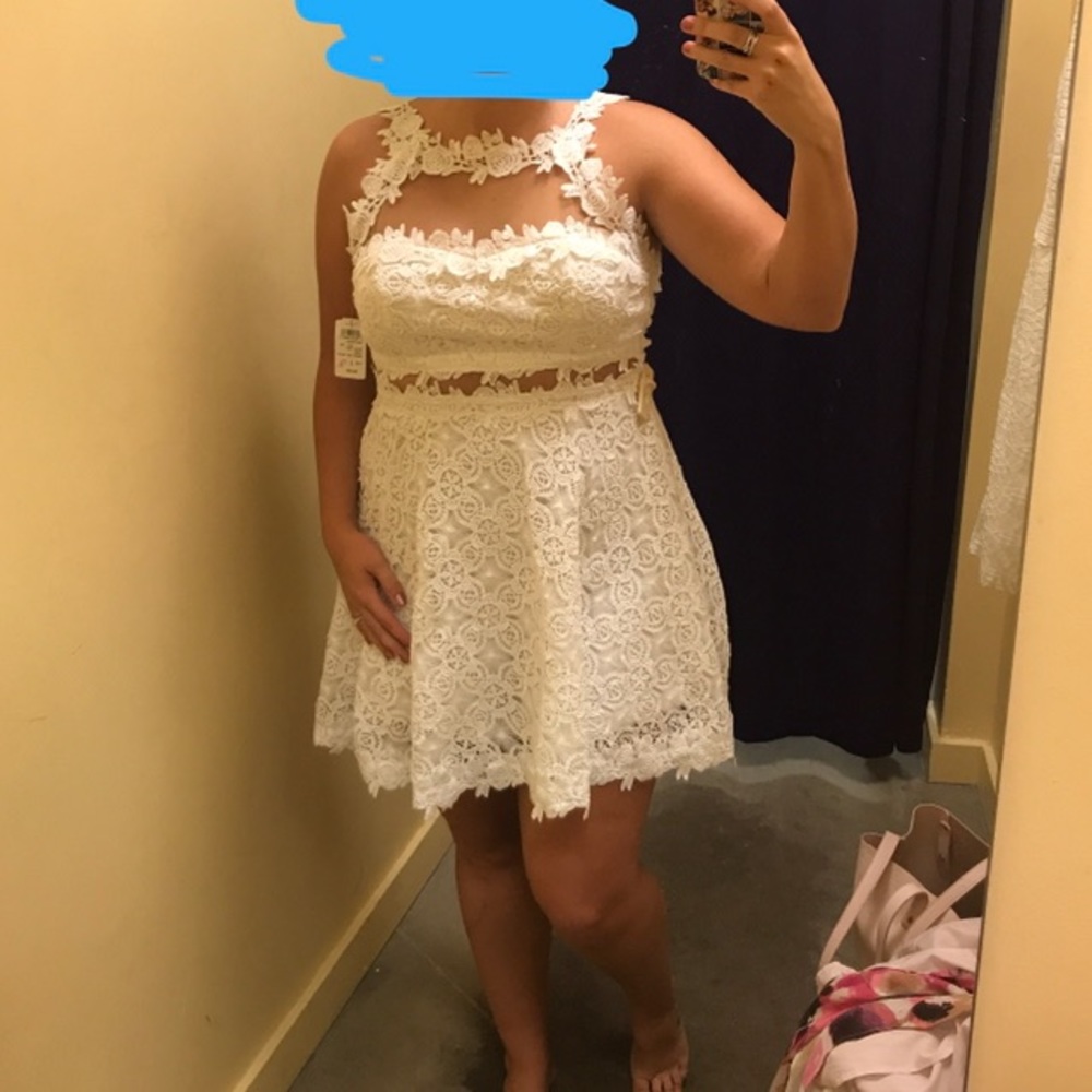 White dress - bachelorette or bridal shower