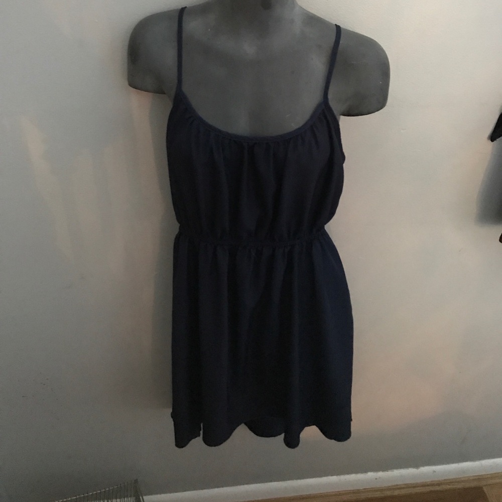 Navy blue sun dress