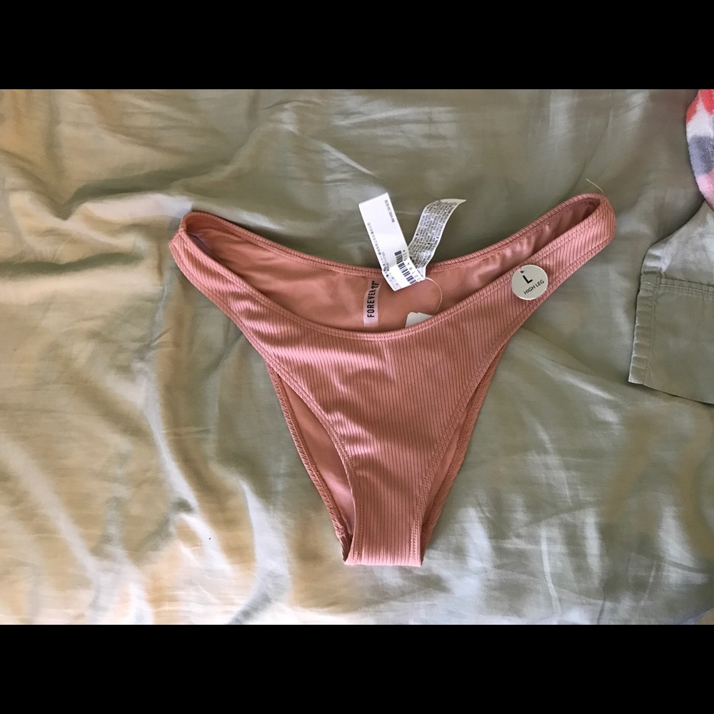 High rise bathing suit bottoms