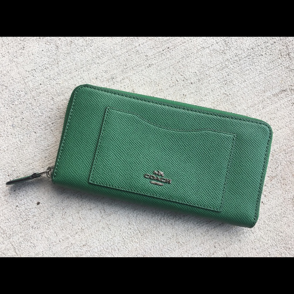 Brand new Jade green Coach wallet