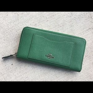 Brand new Jade green Coach wallet