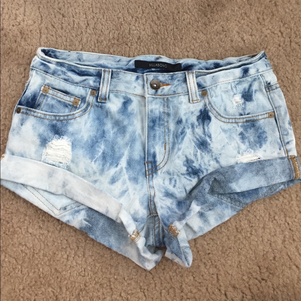 Billabong acid wash shorts
