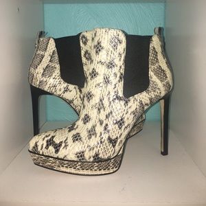 michael kors snakeskin heels