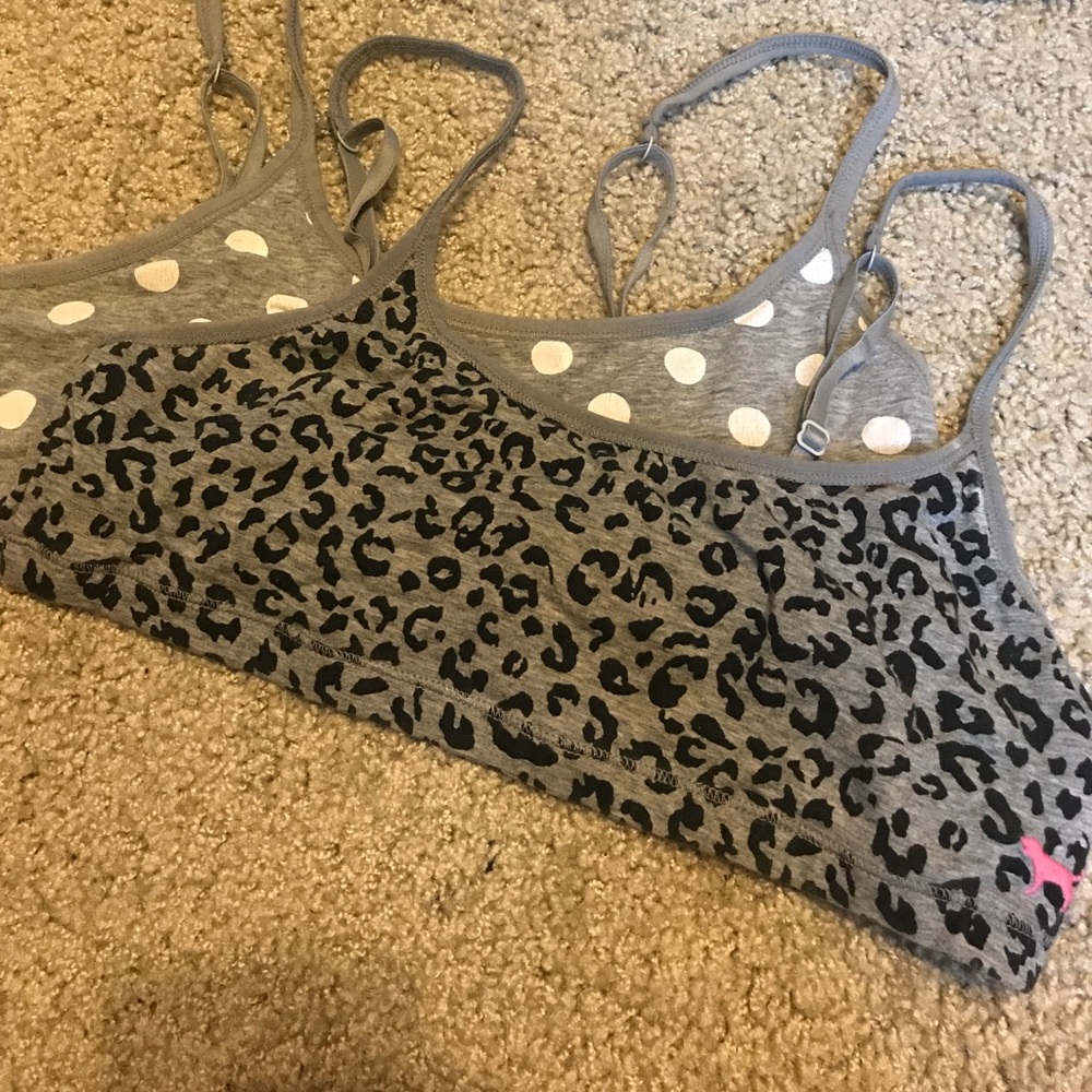 VS PINK bralettes